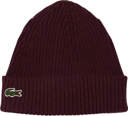 Lacoste Ribbed Knit Beanie - Men's