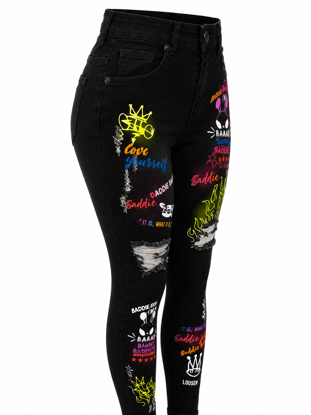 REDFOX WOMEN'S BADDIE SKINNY JEAN
