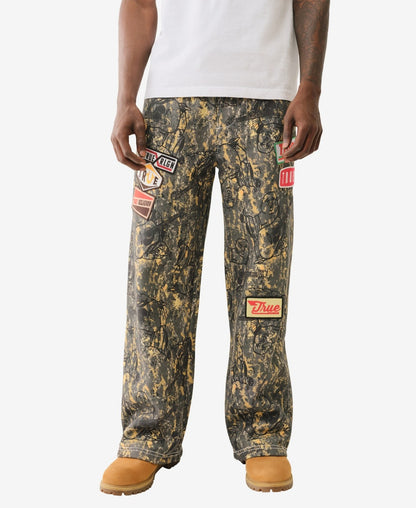 TRUE RELIGION MEN'S BIG T BUDDHA SWEATPANTS (109031)