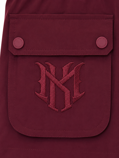 MAKOBI ADORNI NYLON CARGO SHORTS