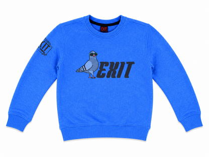 EXIT KIDS COOL PIGEON CREWNECK