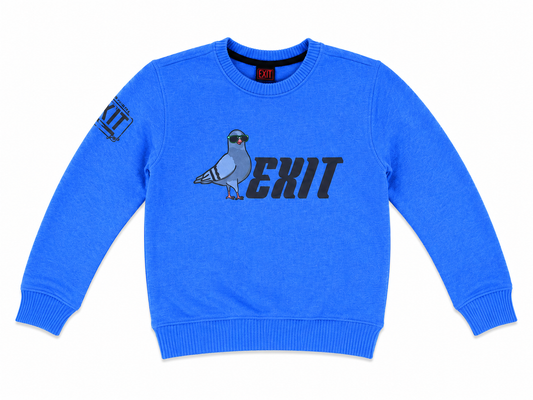 EXIT KIDS COOL PIGEON CREWNECK