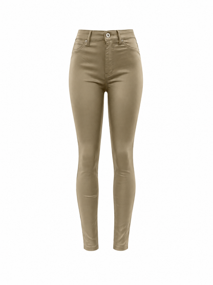 REDFOX WOMEN PU-COATED PANTS W/FRONT POCKETS