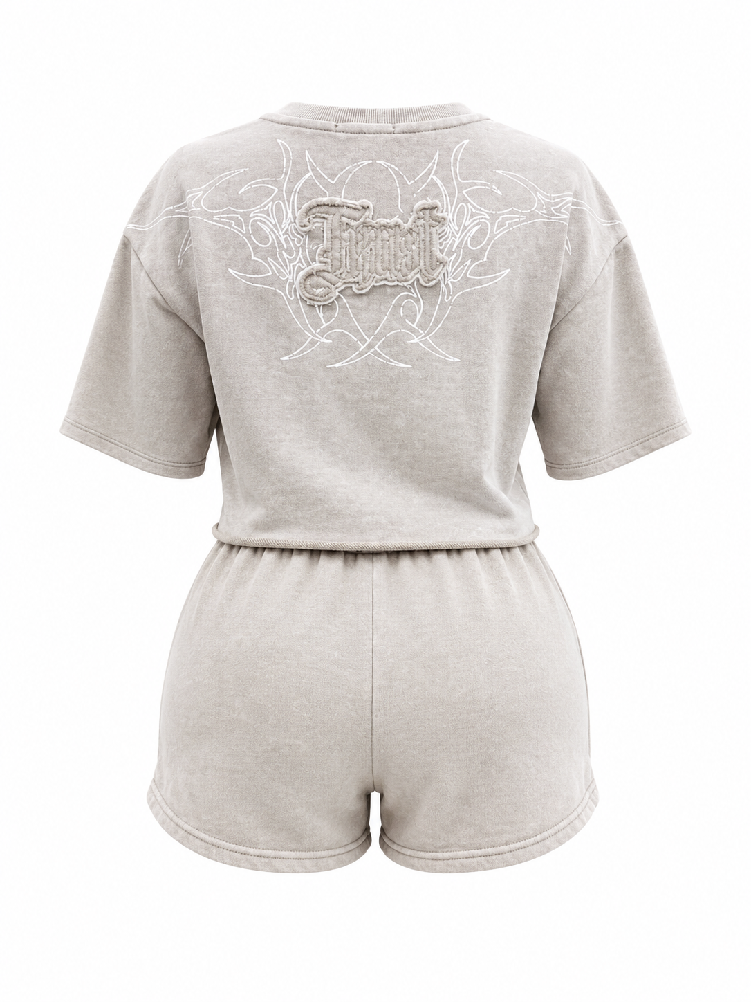 REDFOX WOMEN'S "TRUST NO ONE" CROP & SHORT SET