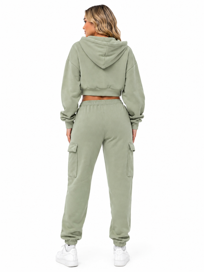 REDFOX WOMEN CARGO POCKET JOGGERS