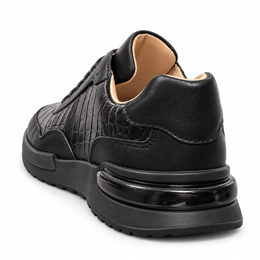 MAZINO CROC EMBOSSED HIGH TOP SNEAKERS  (SAVANNAH-OOO)