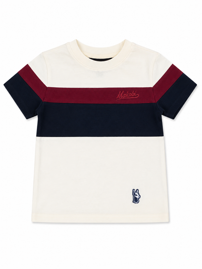 MAKOBI KIDS MONOGRAM TEE