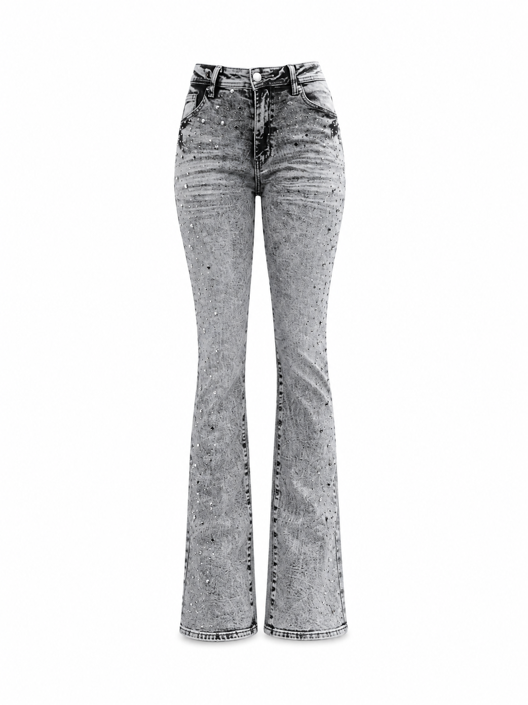 REDFOX RHINESTONE WOMEN STACKED JEANS