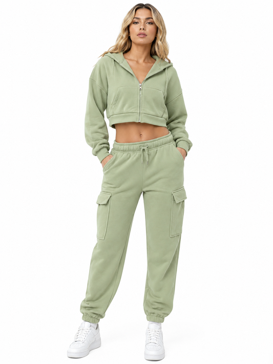 REDFOX WOMEN CARGO POCKET JOGGERS