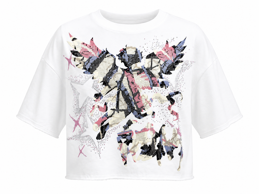 REDFOX WOMEN'S HUNTER ANGEL CROP TEE