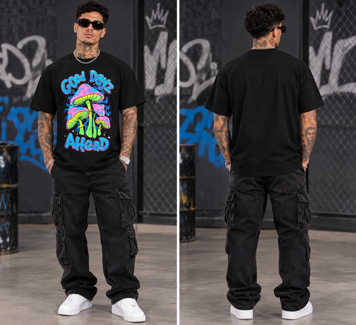 HUMOR MEN S GOOD DAYZ AHEAD SS GRAPHIC TEE