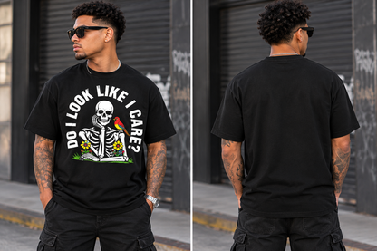MEN'S DO I LOOK LIKE SKELL COTTON GRAPHIC TEE
