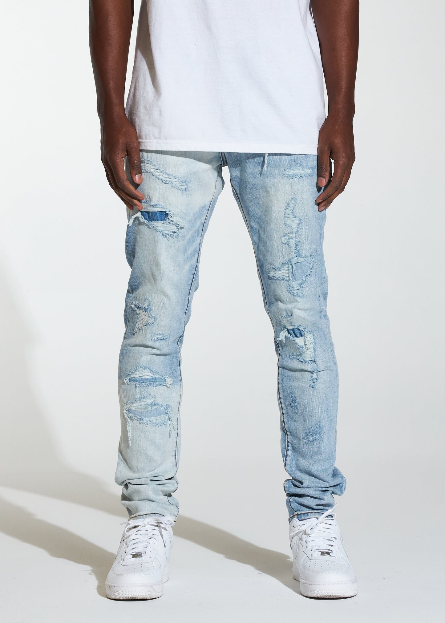 Crysp denim joggers sale