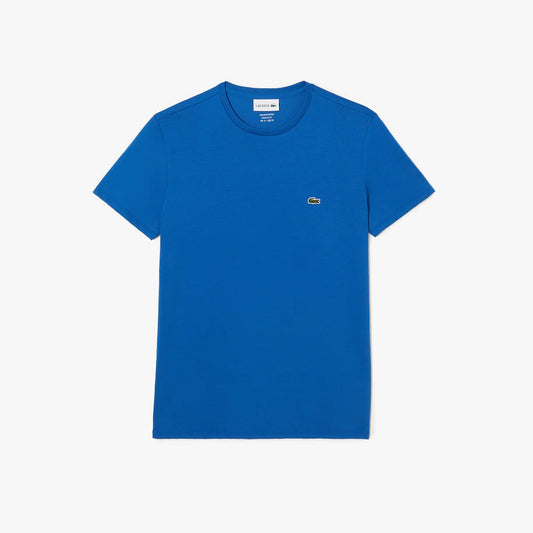 Lacoste - Pima Cotton Jersey T-Shirt, Crew Neck - Blue