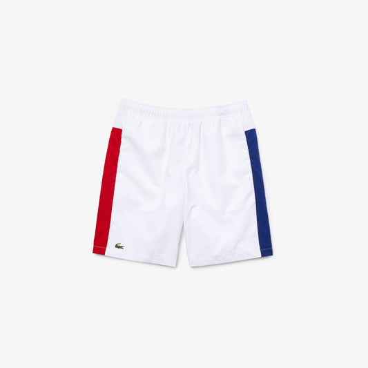 Lacoste Men's Sport Two-ply Colorblock Tennis Shorts