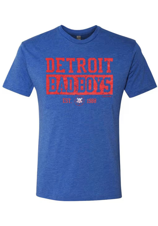 DETROIT VINTAGE HTHR BAD BOY'S AUTHENTIC T-SHIRT