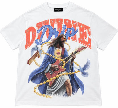 ROKU STUDIO MEN'S DIVINE DRIP FADED BOXY TEE (RK1482128)
