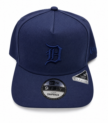 NEW ERA DETROIT TIGERS LIGHT GRAY 9FIFTY A-FRAME SNAPBACK CAP