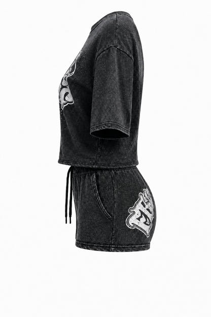 REDFOX WOMEN'S "FEARLESS" CROP & SHORT SET