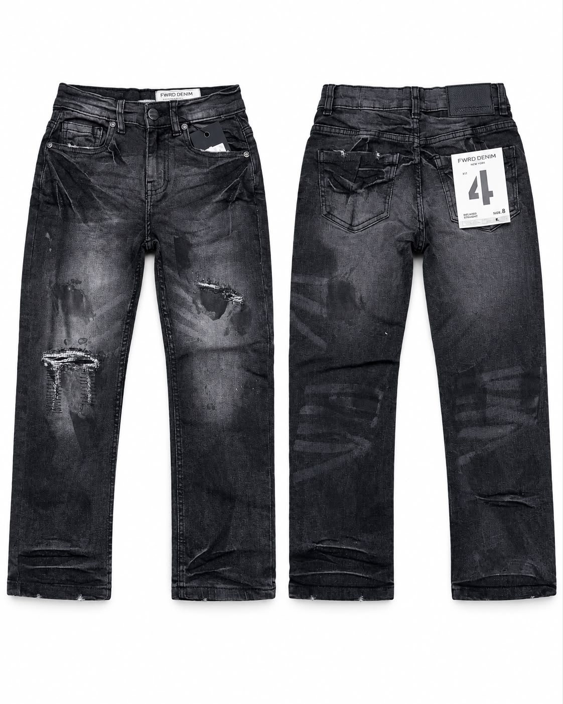 EVOLUTION KIDS TUMBLE WASH STRAIGHT DENIM PANT