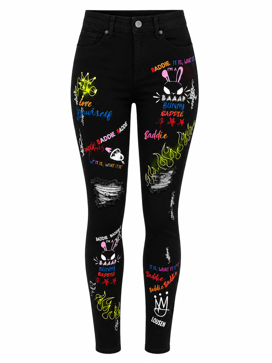 REDFOX WOMEN'S BADDIE SKINNY JEAN