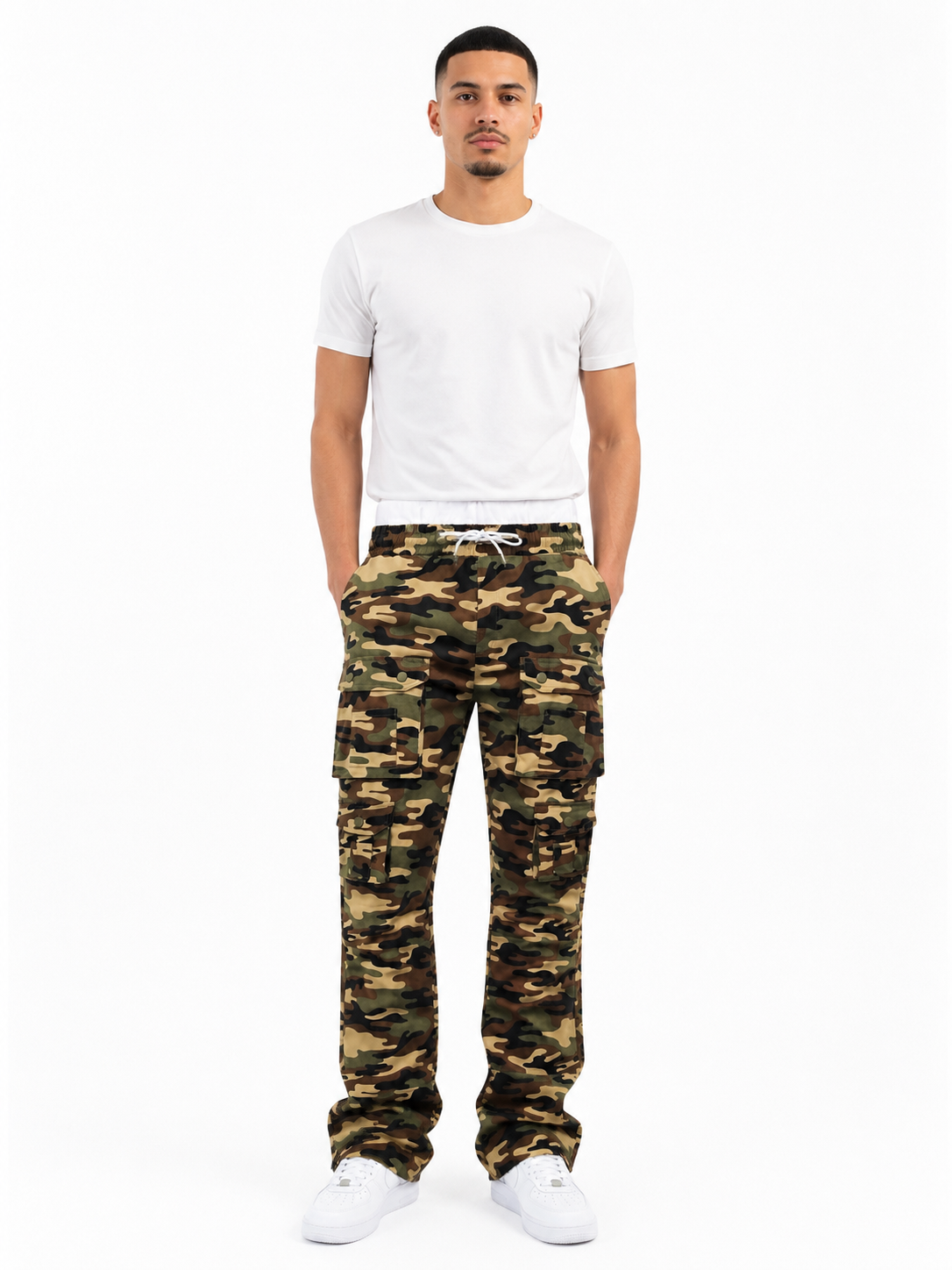 M1633 MAKOBI COLTON STACKED NYLON PANTS