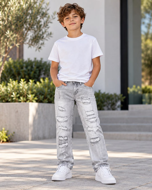 EVOLUTION KID'S ELITE RELAXED STRAIGHT DENIM PANT