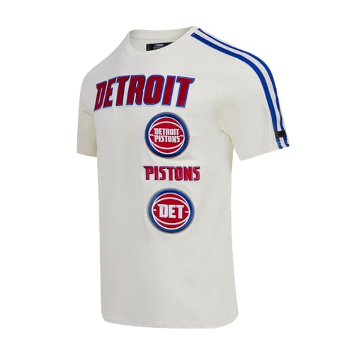 Pro Standard NBA DETROIT PISTONS RETRO CLASSIC MEN'S STRIPED T-SHIRTS