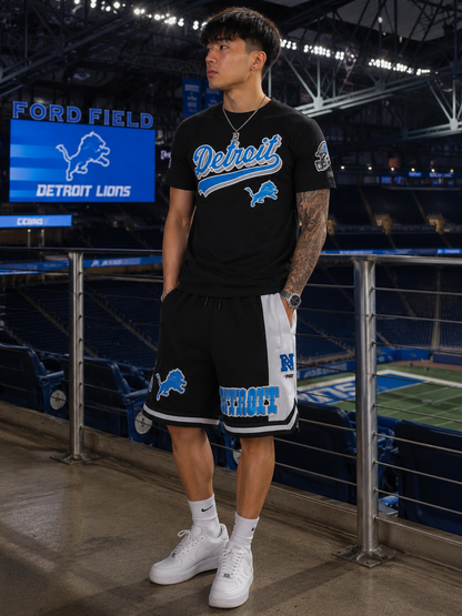 PRO STANDARD NFL DETROIT LIONS RETRO CLASSIC MEN'S 2.0 SHORT