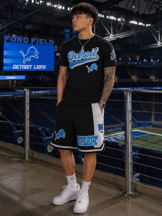 PRO STANDARD NFL DETROIT LIONS RETRO CLASSIC MEN'S 2.0 SHORT