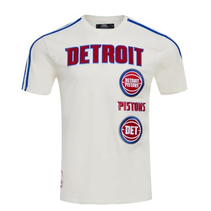 Pro Standard NBA DETROIT PISTONS RETRO CLASSIC MEN'S STRIPED T-SHIRTS
