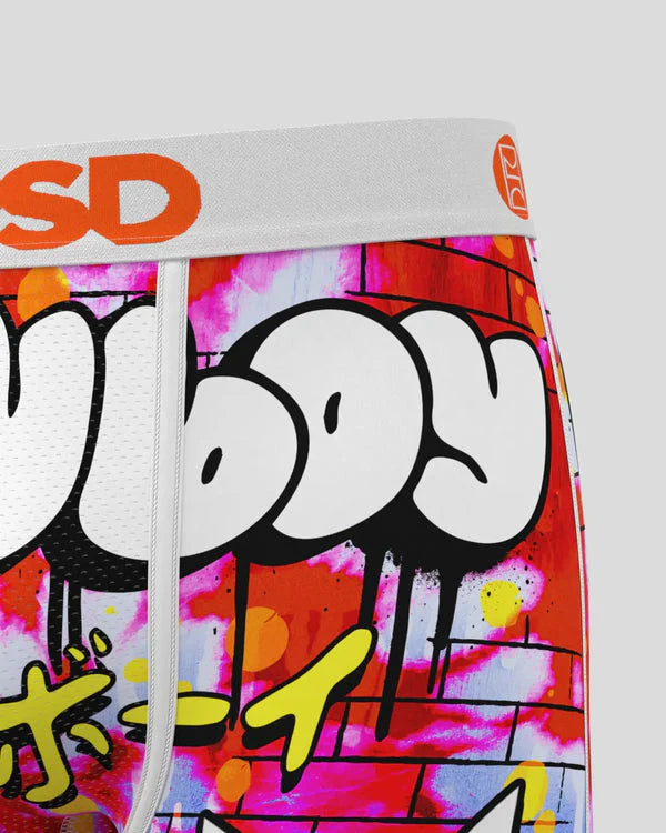PSD UNDERWEAR MEN'S "PB THROWS" BOXER