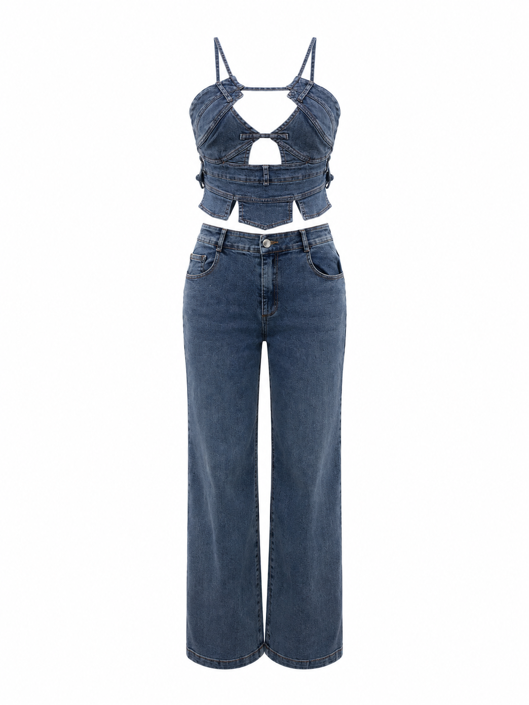 HOT & DELICIOUS WOMEN'S MAIN CHARACTER DENIM SET