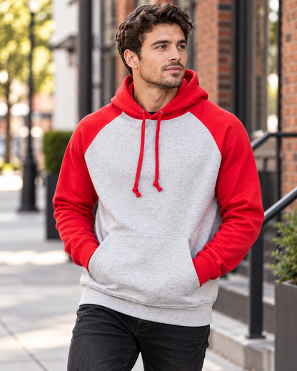 CITYLAB RAGLAN FLEECE PULLOVER HOODIE