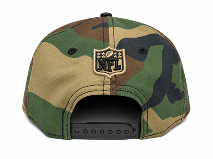 NEW ERA DETROIT LIONS WOODLAND CAMO 9FIFTY SNAPBACK CAP