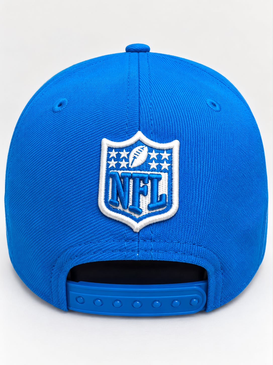 NEW ERA DETROIT LIONS BLUE/WHITE CURVED VISOR 9FIFTY SNAPBACK HAT