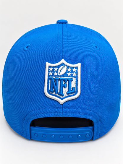 NEW ERA DETROIT LIONS BLUE/WHITE CURVED VISOR 9FIFTY SNAPBACK HAT