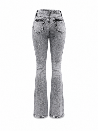 REDFOX RHINESTONE WOMEN STACKED JEANS