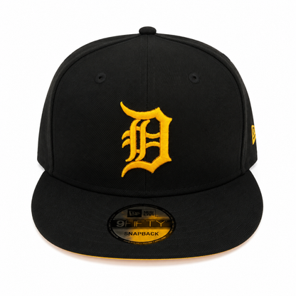 NEW ERA DETROIT TIGERS BLACK/GOLD 9FIFTY SNAPBACK CAP