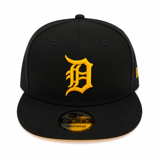 NEW ERA DETROIT TIGERS BLACK/GOLD 9FIFTY SNAPBACK CAP