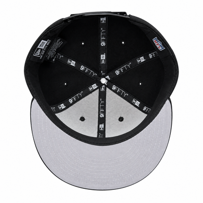NEW ERA DETROIT LIONS BLACK/WHITE/RED 9FIFTY SNAPBACK CAP