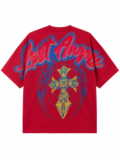ROKU STUDIO HEAVENLY FADED RELAXED LOOSE FIT TEE