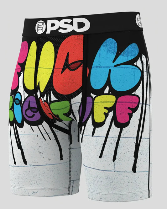 PSD UNDERWEAR MEN'S "F RIGHT OFF" BOXER
