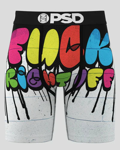 PSD UNDERWEAR MEN'S "F RIGHT OFF" BOXER