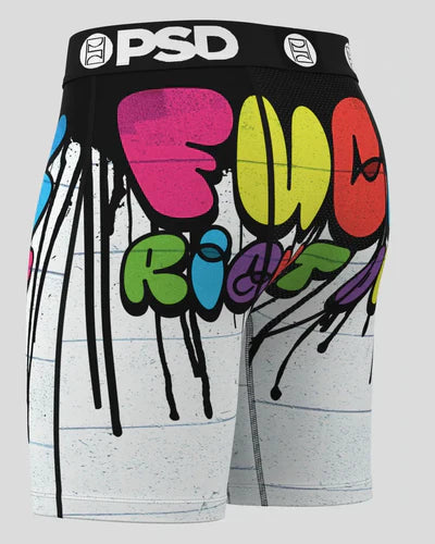 PSD UNDERWEAR MEN'S "F RIGHT OFF" BOXER