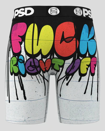 PSD UNDERWEAR MEN'S "F RIGHT OFF" BOXER