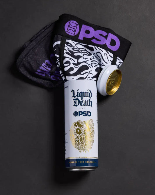 PSD UNDERWEAR MEN'S "LIQUID DEATH" - CAN BOXER