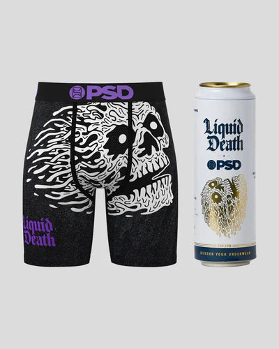PSD UNDERWEAR MEN'S "LIQUID DEATH" - CAN BOXER