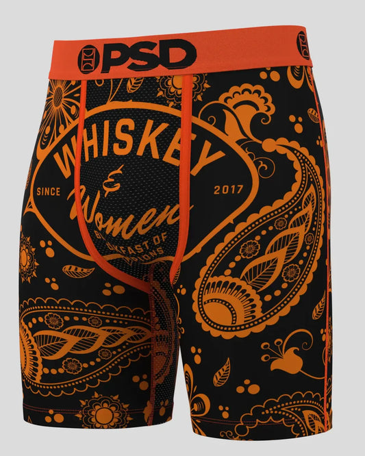 PSD UNDERWEAR MEN'S "WHISKEY & WOMEN" BOXER