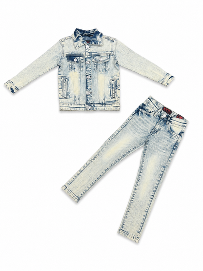 EXIT KIDS DENIM JEAN SET